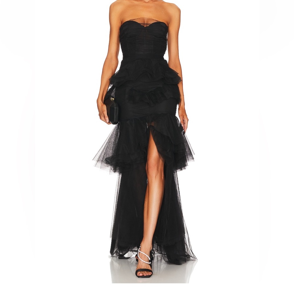 Beautiful black mesh dress